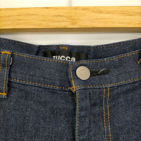 ズッカ ZUCCa 立体裁断 3Dカット 裾ジップ スリムデニム レディース JPN:M