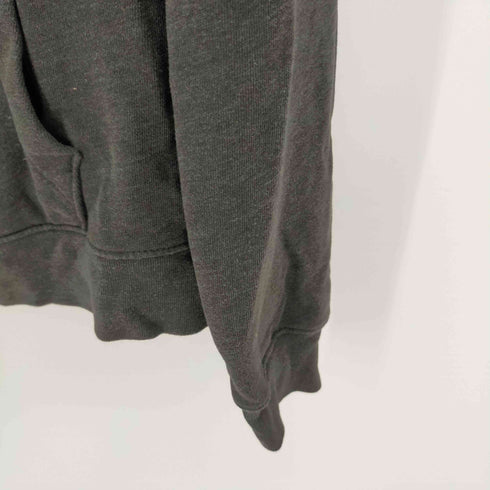 アバクロンビーアンドフィッチ Abercrombie & Fitch ジップアップフーディー スモールロゴ刺繍 裏起毛 メンズ import:L