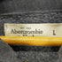 アバクロンビーアンドフィッチ Abercrombie & Fitch ジップアップフーディー スモールロゴ刺繍 裏起毛 メンズ import:L