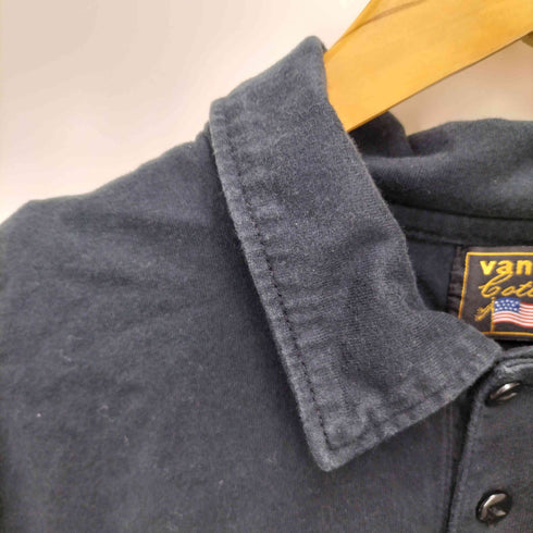 バンソン VANSON 刺繍ロゴ ポロシャツ メンズ L