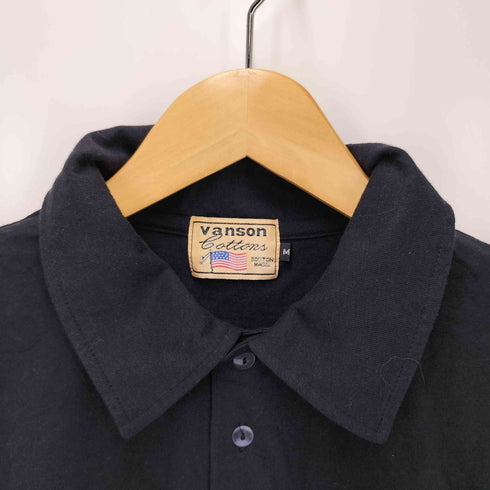 バンソン VANSON 刺繍ロゴ ポロシャツ メンズ M