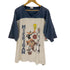 college ware usa 90s USA製 キャラクタープリントフットボールTシャツ メンズ import:XL