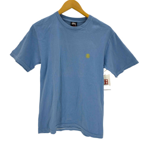 ステューシー Stussy 00s SSリンク ワンポイント刺繍Tシャツ レディース import:S