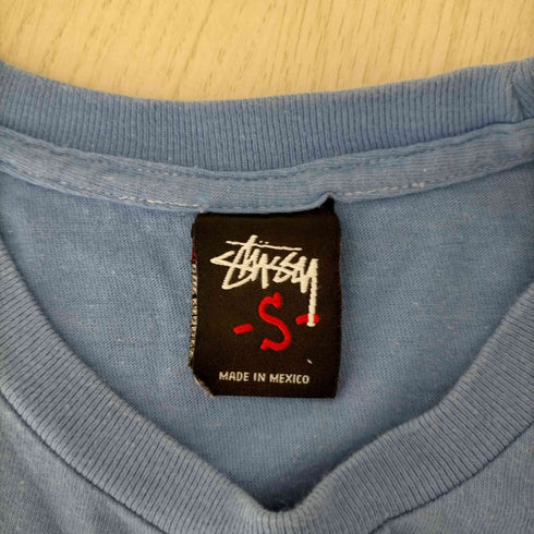 ステューシー Stussy 00s SSリンク ワンポイント刺繍Tシャツ レディース import:S