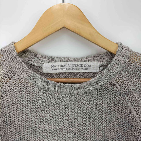 ゴア goa NATURAL VINTAGE リネンサマーニット レディース FREE