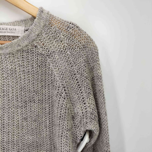 ゴア goa NATURAL VINTAGE リネンサマーニット レディース FREE