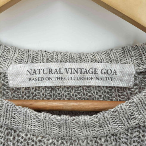 ゴア goa NATURAL VINTAGE リネンサマーニット レディース FREE