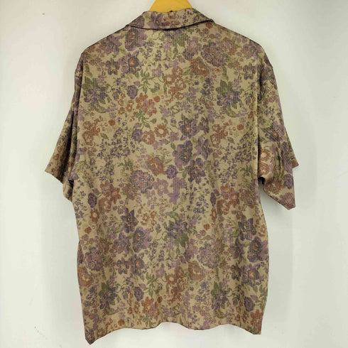 アイテムズ アーバンリサーチ ITEMS URBAN RESEARCH ハナガラJQプリント オープンカラー半袖シャツ メンズ JPN:M