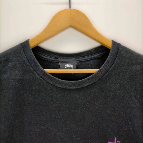 ステューシー Stussy ロゴプリントコットンクルーネックTシャツ メンズ JPN:M