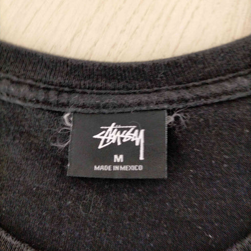 ステューシー Stussy ロゴプリントコットンクルーネックTシャツ メンズ JPN:M