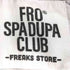 フリークスストア FREAKS STORE ×FROCLUB 霜降り 花柄プリント S/S スウェットTシャツ メンズ JPN:M