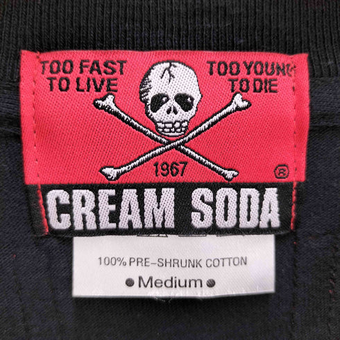クリームソーダ CREAM SODA ロックンロールTシャツ メンズ M