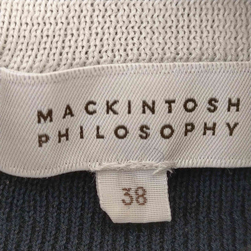 マッキントッシュフィロソフィー MACKINTOSH PHILOSOPHY インターシャカラーニットプルオーバー レディース DE:38