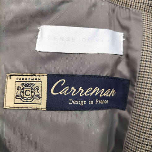 センスオブプレイス SENSE OF PLACE CARREMANチェックダブルテーラード メンズ FREE