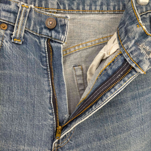 リーバイス Levis USA製 505-0217 66後期 ボタン裏16 黒カン 内股シングル 42TALON デニムパンツ メンズ 30