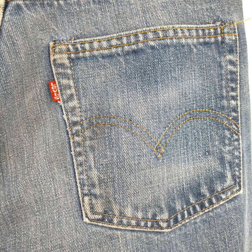 リーバイス Levis USA製 505-0217 66後期 ボタン裏16 黒カン 内股シングル 42TALON デニムパンツ メンズ 30
