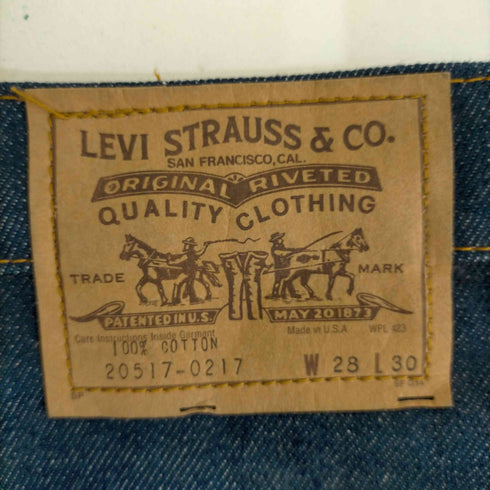 リーバイス Levis USA製 20517-0217 オレンジタブ ブーツカットデニムパンツ デッドストック フラッシャー メンズ 28