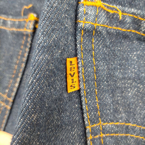 リーバイス Levis 70s オレンジタブ インディゴフレアデニムパンツ ボタン裏刻印無 スモールe SCOVILL メンズ