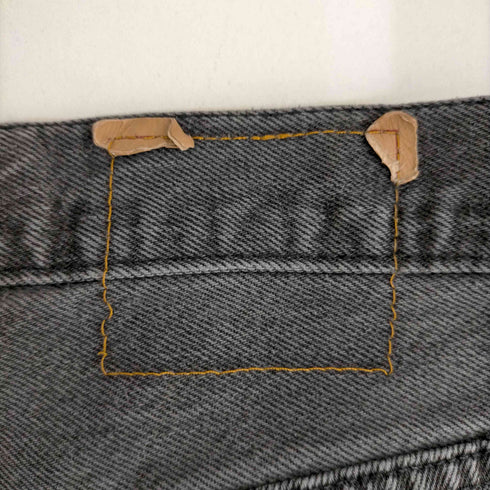 リーバイス Levis USA製 501 ボタン裏501 後染め ボタンフライ ブラックデニムパンツ メンズ 38