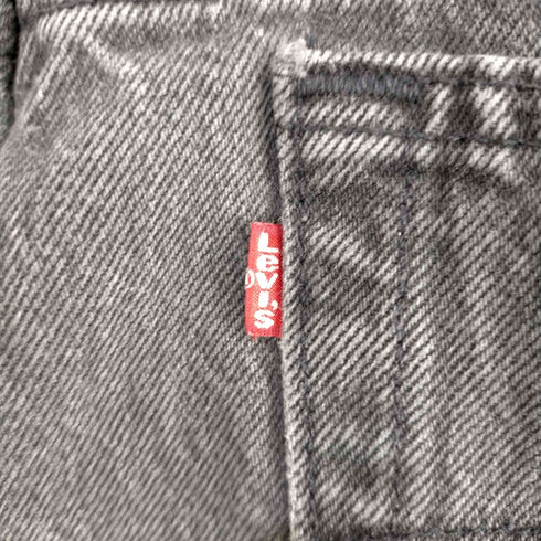 リーバイス Levis USA製 501 ボタン裏501 後染め ボタンフライ ブラックデニムパンツ メンズ 38