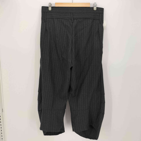 ネメス NEMETH 3タック ストライプ ティアード サルエル パンツ メンズ LL
