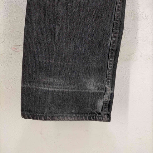 リーバイス Levis USA製 501-0185 ボタン裏524 後染め ボタンフライ ブラックデニムパンツ メンズ 29