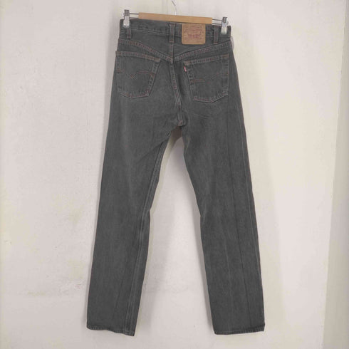 リーバイス Levis 90s MADE IN USA 501-0658 ボタンフライ 先染めブラックデニムボタン裏653 メンズ W30 L34