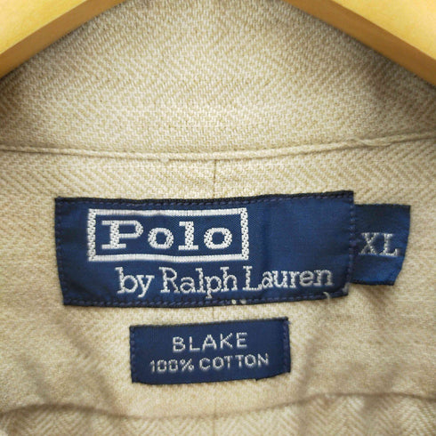 ポロバイラルフローレン Polo by RALPH LAUREN ポニー刺繍 BLAKE ヘリンボーンB/Dシャツ メンズ JPN:XL