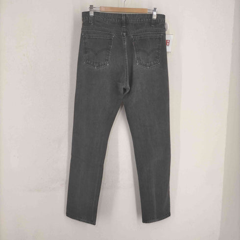 リーバイス Levis USA製 505 ボタン裏575 オレンジタブ サルファ染め REGULAR FIT ブラックデニムパンツ メンズ 34