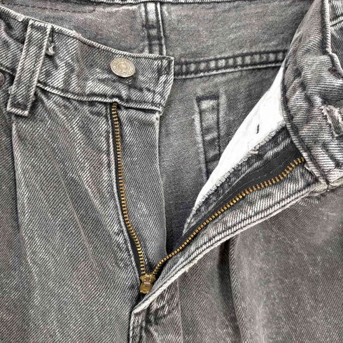 リーバイス Levis 90s MADE IN USA 40560 シルバータブ 1タック 後染めケミカルウォッシュデニム ボタン裏532 メンズ W32