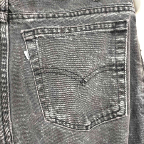 リーバイス Levis 90s MADE IN USA 40560 シルバータブ 1タック 後染めケミカルウォッシュデニム ボタン裏532 メンズ W32