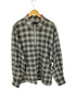 プア PWA PLAID BALOON SHIRT オンブレチェック ハーフジップ メンズ JPN:M