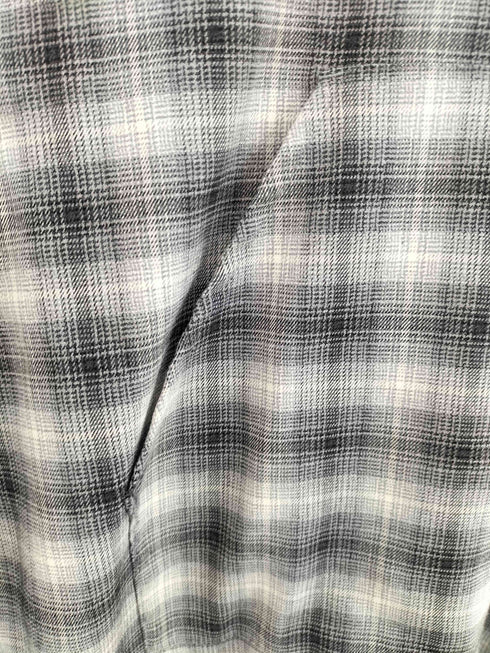 プア PWA PLAID BALOON SHIRT オンブレチェック ハーフジップ メンズ JPN:M
