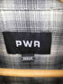 プア PWA PLAID BALOON SHIRT オンブレチェック ハーフジップ メンズ JPN:M