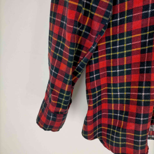 WOODLAND チェックプリントネルシャツ メンズ import:L