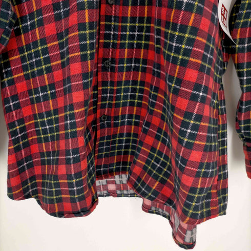 WOODLAND チェックプリントネルシャツ メンズ import:L