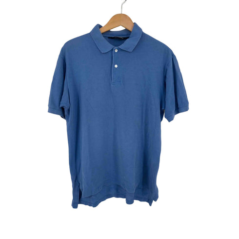 ランズエンド LANDS END 90s MADE IN USA 三角タグ コットンS/Sポロシャツ メンズ import:M