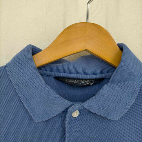 ランズエンド LANDS END 90s MADE IN USA 三角タグ コットンS/Sポロシャツ メンズ import:M