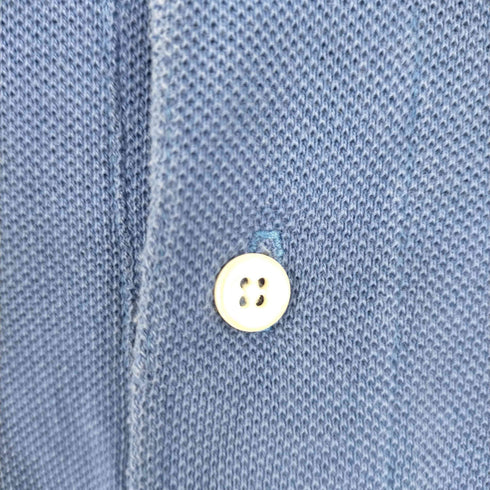 ランズエンド LANDS END 90s MADE IN USA 三角タグ コットンS/Sポロシャツ メンズ import:M