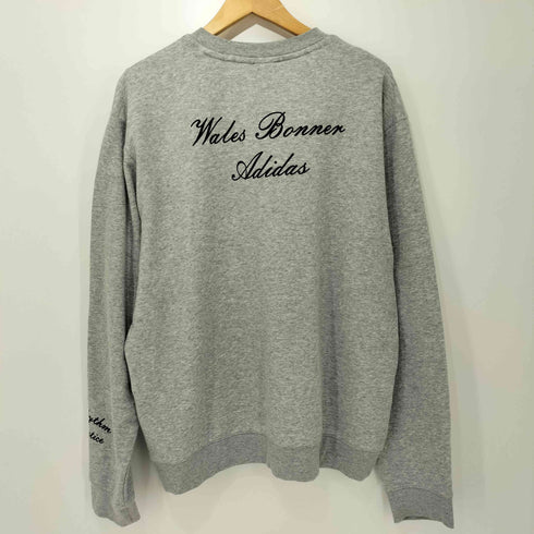 アディダスオリジナルス adidas Originals 2024SS WB L/S G CREW T IW1172 ロゴ刺繍 バックプリント クルーネックスウェット メンズ JPN:L