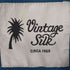 Vintage Silk シルク100 刺繍 オープンカラーシャツ 開襟 メンズ import:XL