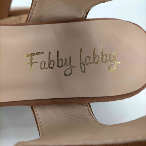fabby fabby シャークソール厚底サンダル レディース JPN:L