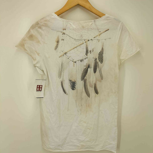 ゴア goa 切りっぱなし ムラ染めTシャツ ドリームキャッチャー レディース FREE