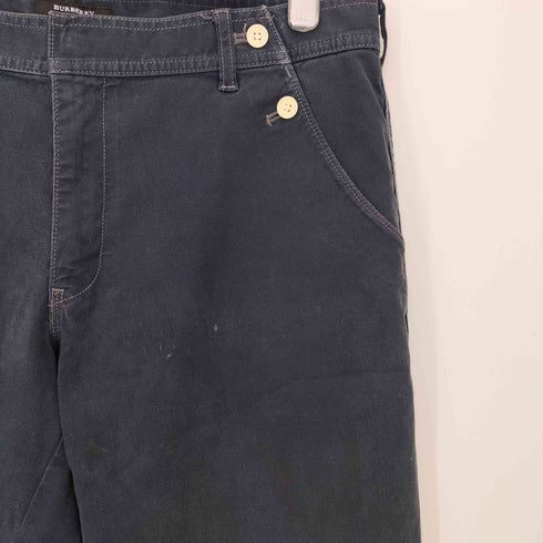 バーバリーブラックレーベル BURBERRY BLACK LABEL ホース刺 ストレッチセーラーパンツ メンズ 85