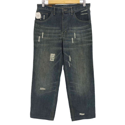 マルボロクラシックス Marlboro Classics USA製 インディゴワイドデニムパンツ メンズ TALLE 33