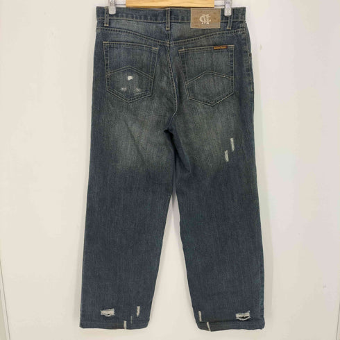 マルボロクラシックス Marlboro Classics USA製 インディゴワイドデニムパンツ メンズ TALLE 33
