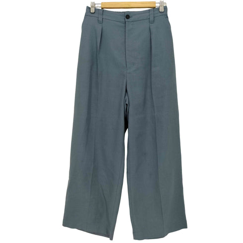 メゾンスペシャル MAISON SPECIAL ヘザーテックツイルワンタックワイドスラックス メンズ JPN:1