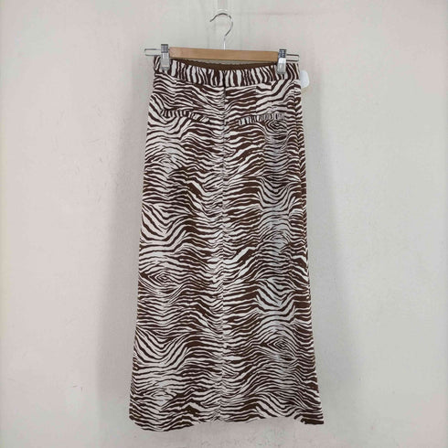 スライ SLY ZEBRA FRONT BUTTON SLIT スカート レディース JPN:1