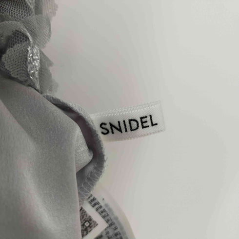 スナイデル snidel チュール刺繍スカート LBLU レディース JPN:1