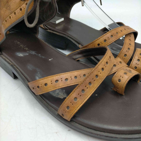 イロコイ Iroquois レザー ヒール サンダル メンズ JPN:41